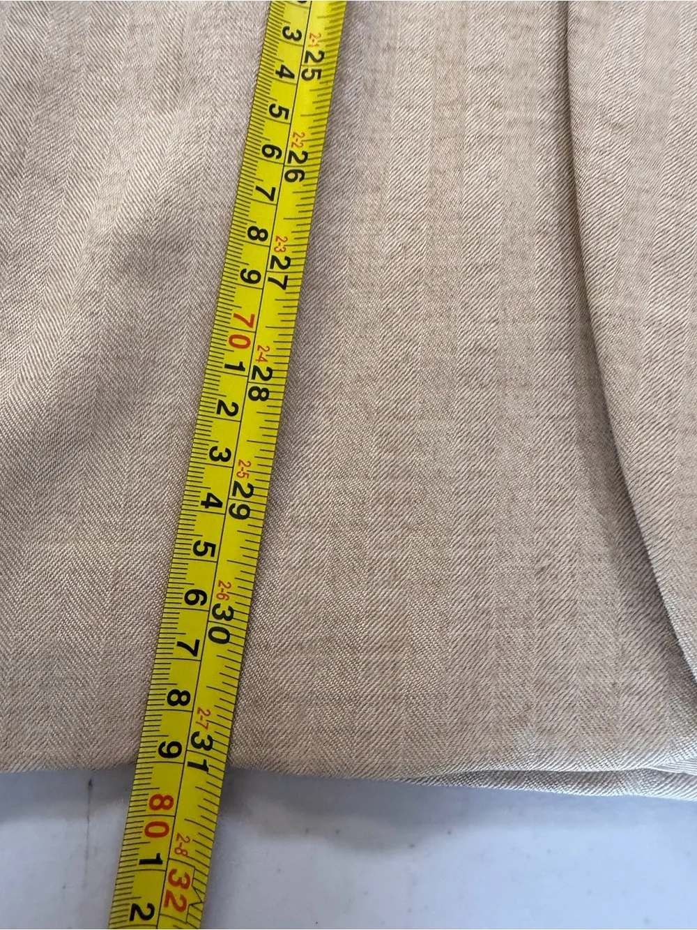 Men's Cream Single-Breasted Sport Coat Blazer